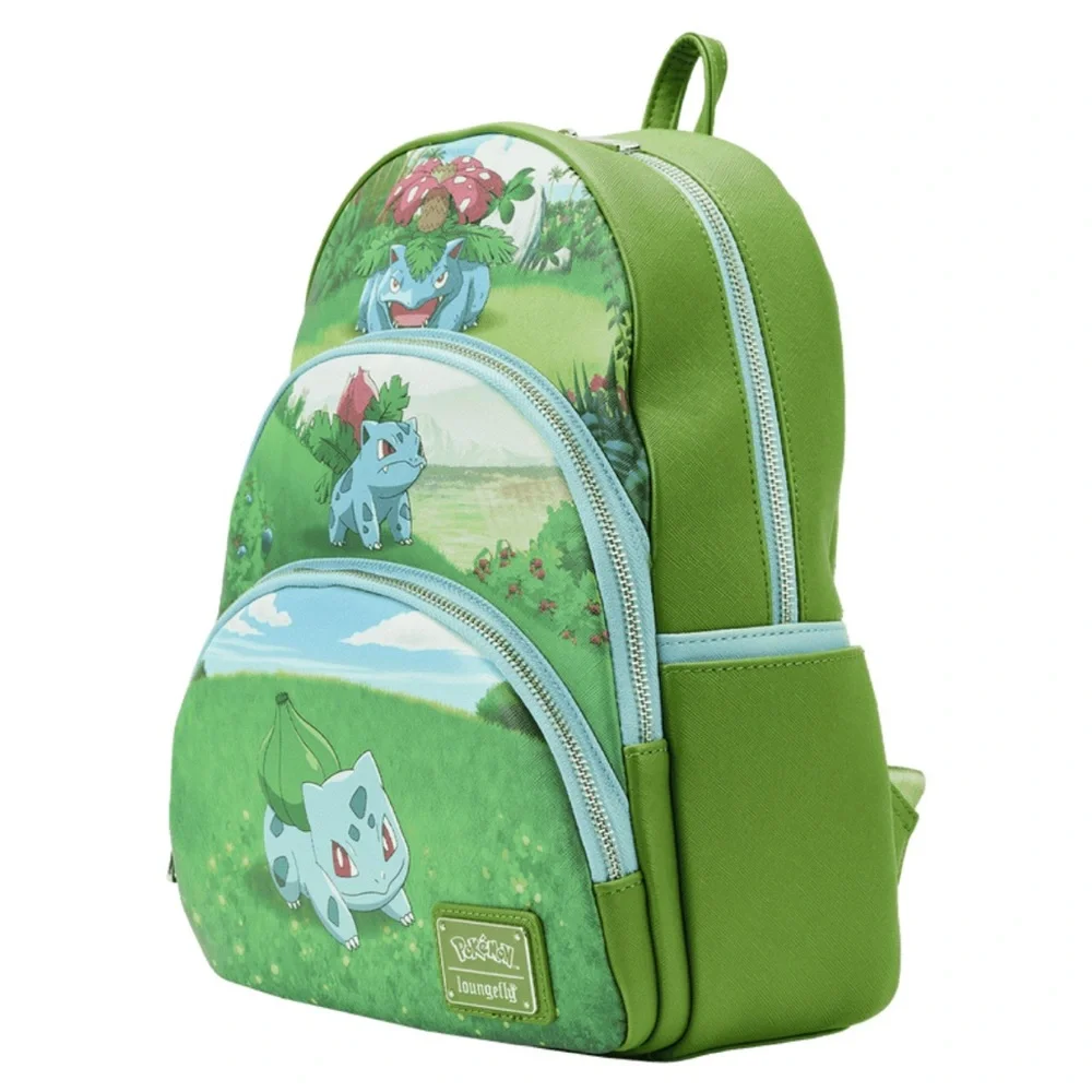 NWT - Loungefly Pokémon Bulbasaur Evolutions Triple Pocket Backpack